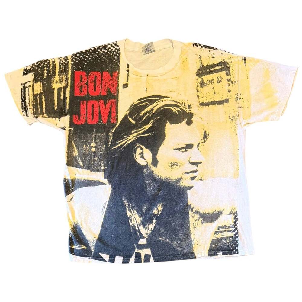 1993 BON JOVI AOP T-Shirt size XL